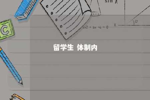 留学生 体制内 留学生体制内评中级职称